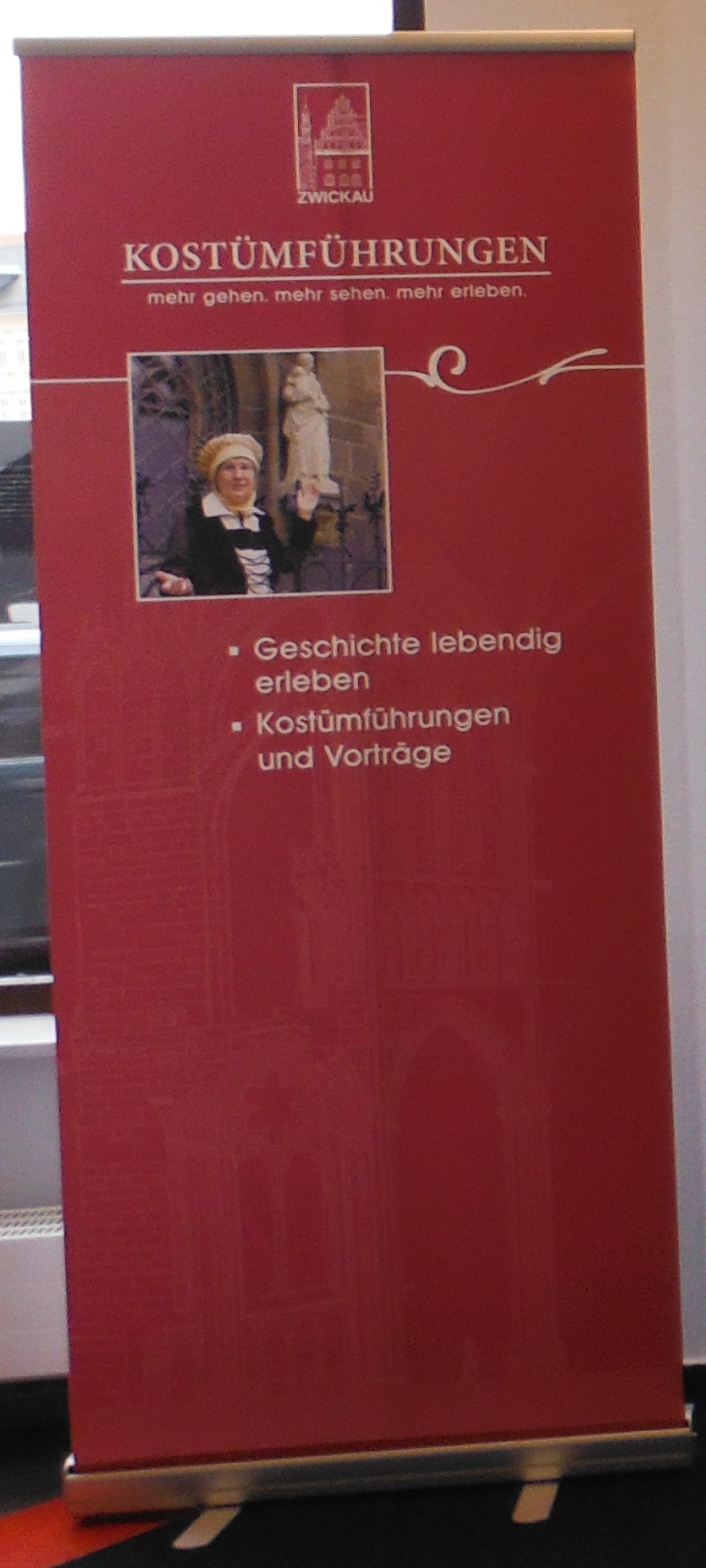 Stadtführungen im Kostüm in Zwickau und Vorträge mit Dr. Ute Haese lebendig erleben 