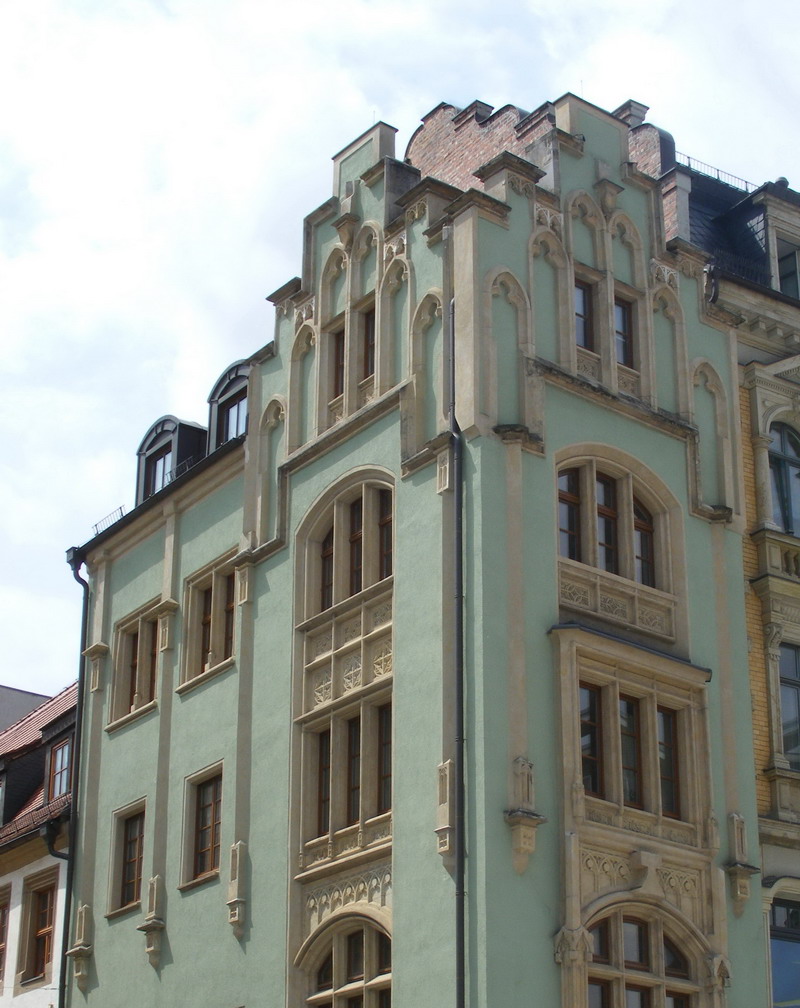 Das schmalste Haus in Zwickau - ehemals das Haus von Stefan Roth