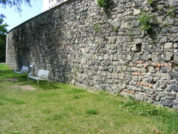 Reste der Stadtmauer nahe dem Tränktor, Zwickau